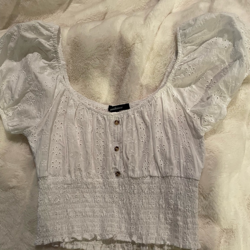White Off The Shoulder Top